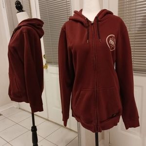 4/$80 Tony Hawk Burgundy Zippered Hoodie - Size Small
